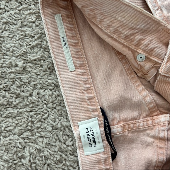 Citizens of Humanity Jolene High Rise Straight in Rosewater - Picture 5 of 5